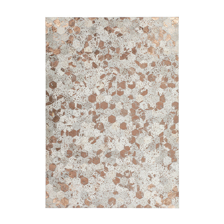 Leder Teppich - Soul Elfenbein 210 - 1