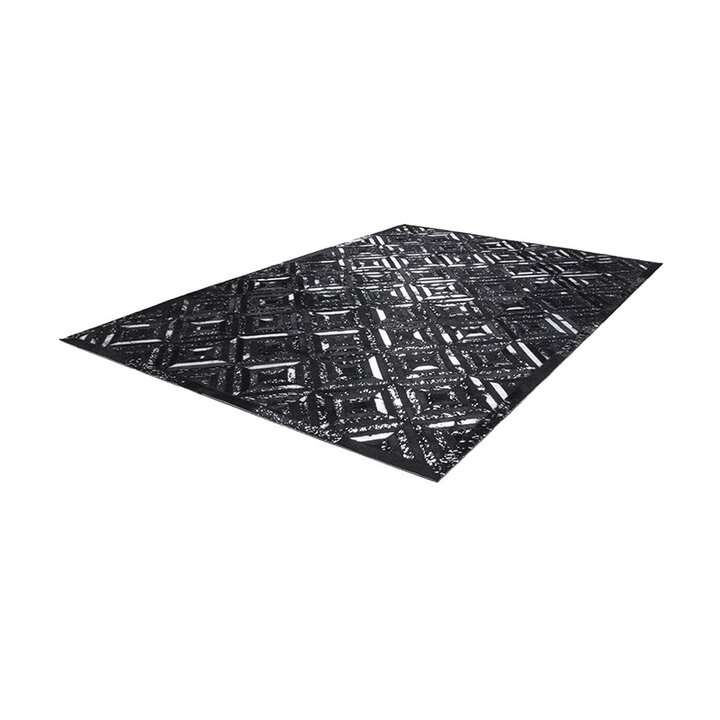 Leder Teppich - Soul Silber 410 - 2