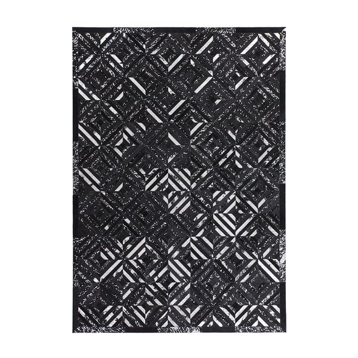 Leder Teppich - Soul Silber 410 - 1