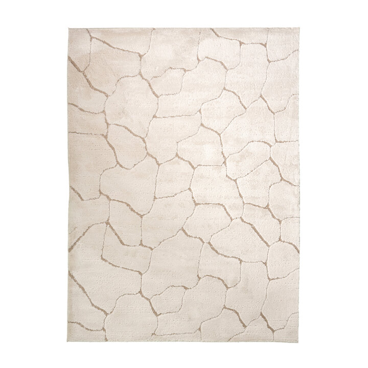 Teppich Wohnzimmer - Yune Stone Creme - 1