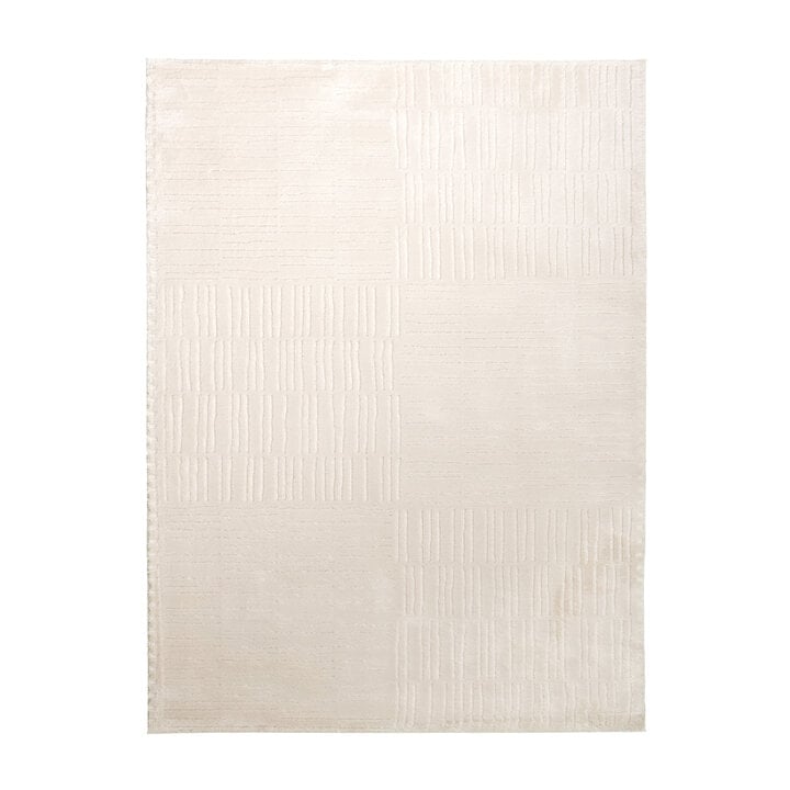 Teppich Wohnzimmer - Yune Lines Creme - 1