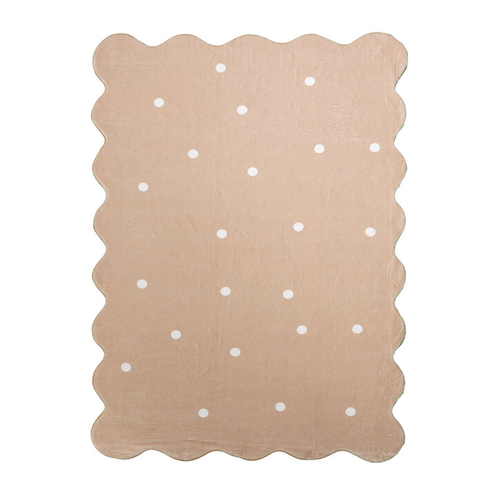 Teppich Kinderzimmer - Cloudy Dots Beige - 1