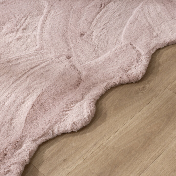 Hochflor Teppich - Comfy Supreme Wavy Rosa - 5