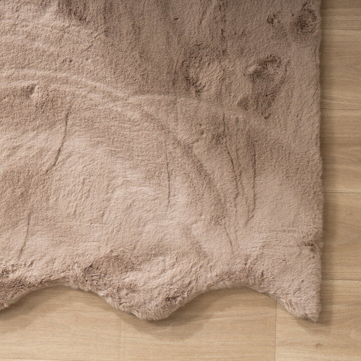 Hochflor Teppich - Comfy Supreme Wavy Taupe - 4