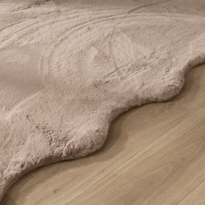 Hochflor Teppich - Comfy Supreme Wavy Taupe - 5