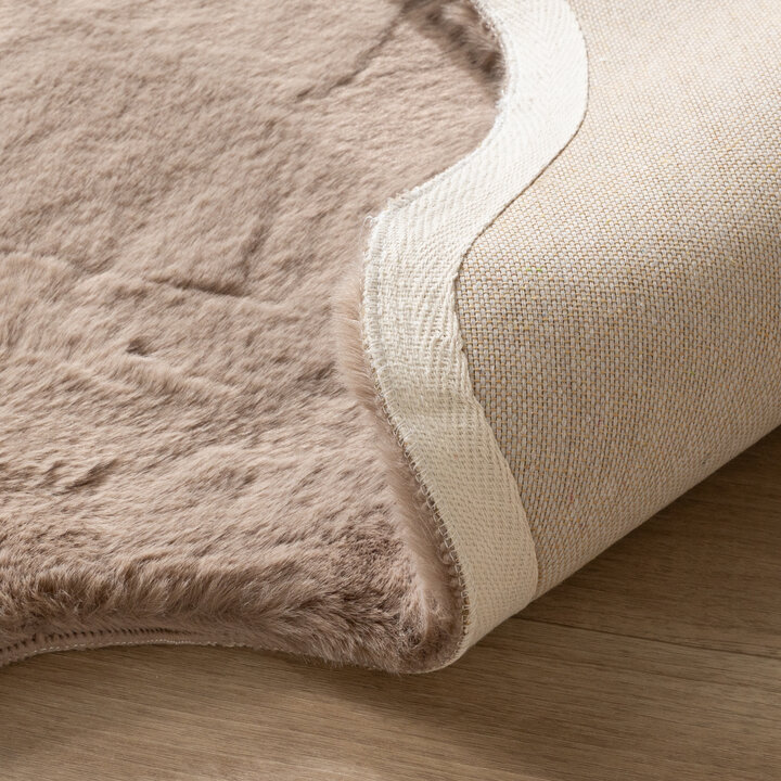 Hochflor Teppich - Comfy Supreme Wavy Taupe - 6