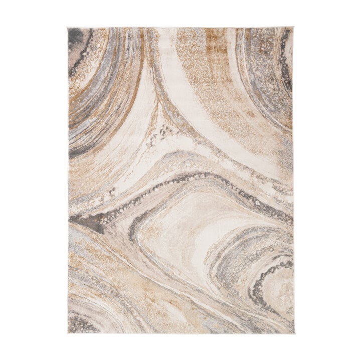 Teppich Modern - Leonore Noce Creme Braun - 1