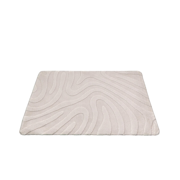 Badteppich - Cassie Shapes Taupe - 2