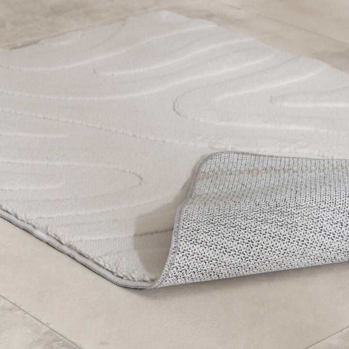 Badteppich - Cassie Shapes Taupe - 3
