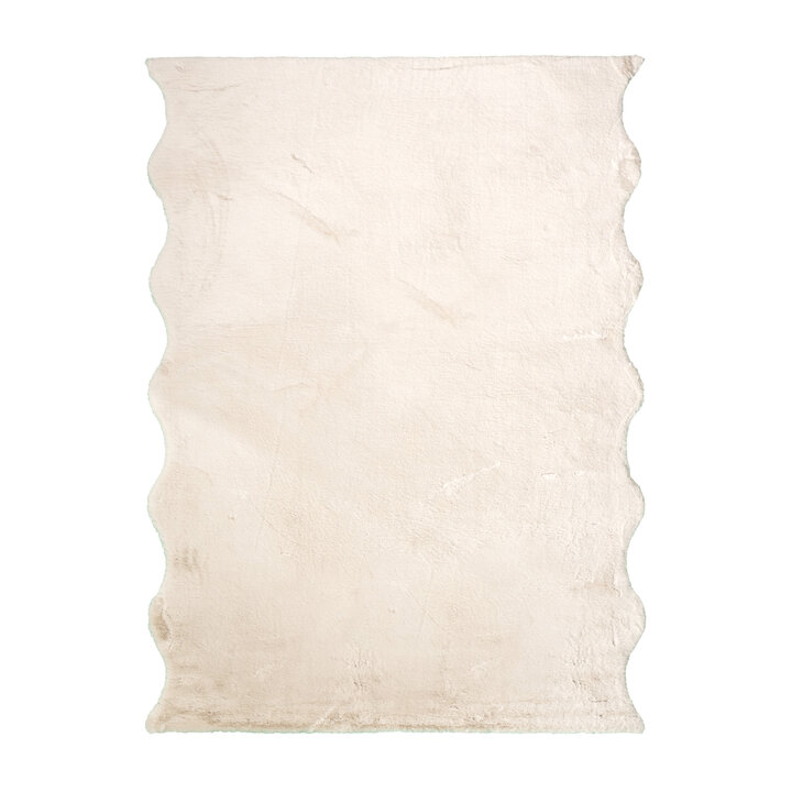 Hochflor Teppich - Comfy Supreme Wavy Creme - 1