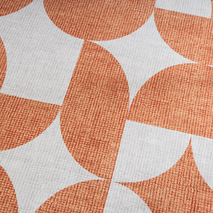 Gartenteppich Abstrakt - Groovy Tiles Terrakotta - 3