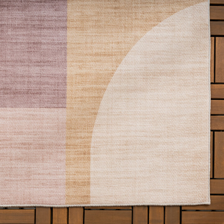 Gartenteppich Abstrakt - Groovy Shapes Pastell - 4