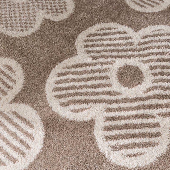 Teppich Kinderzimmer - Bowie Blume Taupe - 3