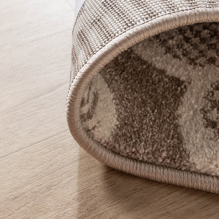 Teppich Kinderzimmer - Bowie Blume Taupe - 6