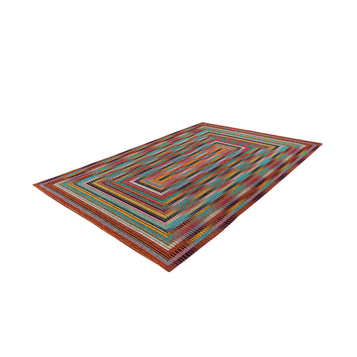 Teppich Wohnzimmer - Patty Border 125 Bunt - 2