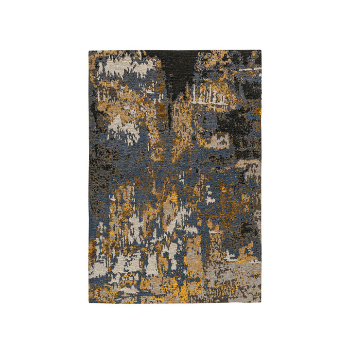 Teppich Wohnzimmer - Patty Abstract 525 Blau Bunt - 1