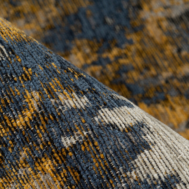 Teppich Wohnzimmer - Patty Abstract 525 Blau Bunt - 3
