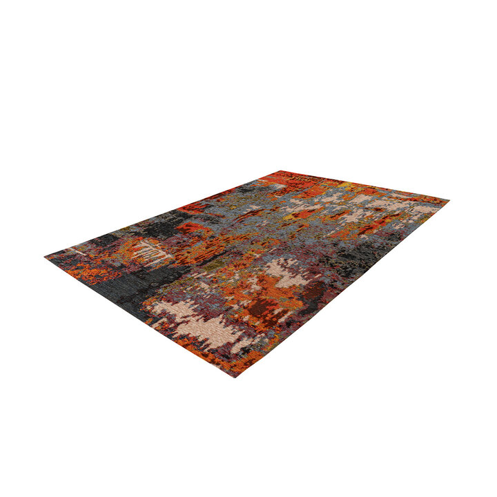 Teppich Wohnzimmer - Patty Abstract 525 Rot Bunt - 2