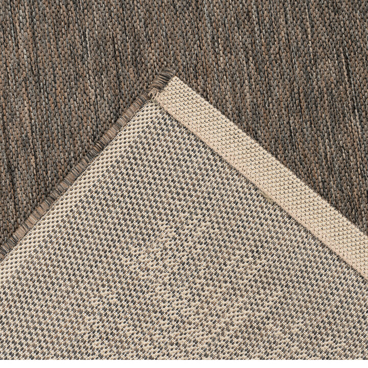 In- & Outdoor Teppich - Swash Border 900 Braun Creme  - 3