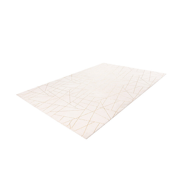 Geometrischer Teppich - Botticino 125 Creme Gold - 2