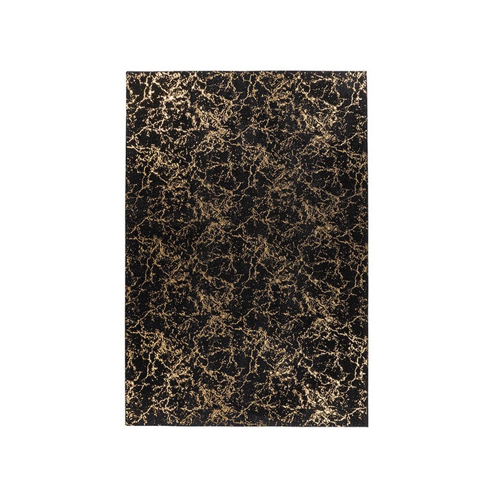 Marmor Teppich - Botticino 225 Schwarz Gold - 1