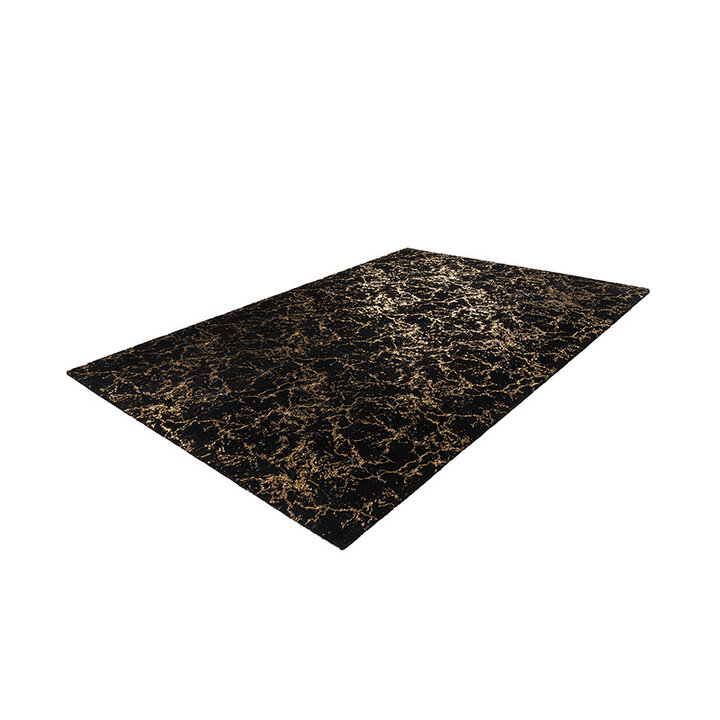 Marmor Teppich - Botticino 225 Schwarz Gold - 2