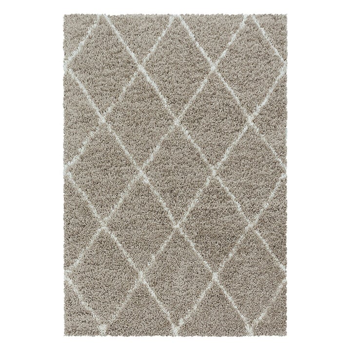 Berberteppich - Agadir Lines Beige Creme  - 1