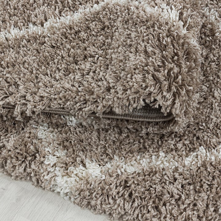 Berberteppich - Agadir Lines Beige Creme  - 5