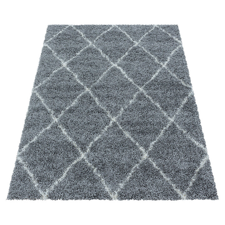 Berberteppich - Agadir Lines Grau Creme - 2