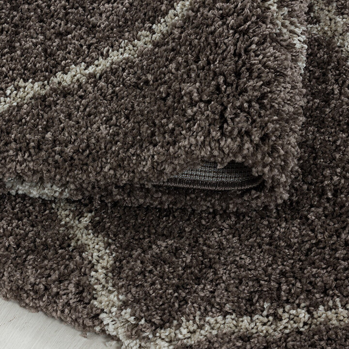 Berberteppich - Agadir Lines Taupe Creme - 4