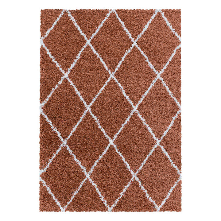 Berberteppich - Agadir Lines Terracota Creme - 1