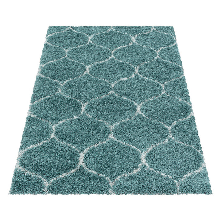 Berberteppich - Agadir Circle Blau Creme - 2