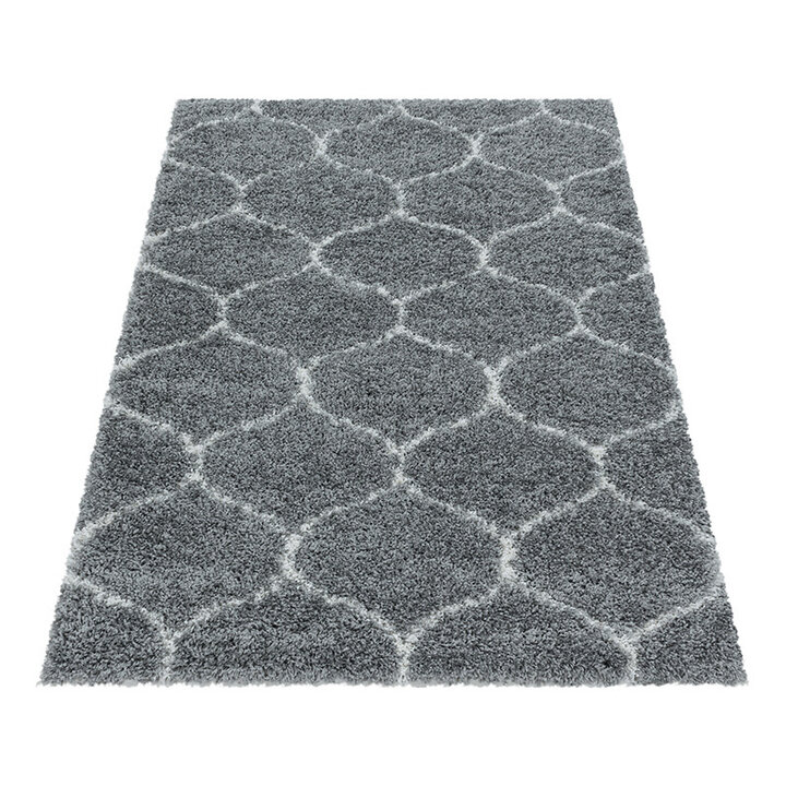Berberteppich - Agadir Circle Grau Creme - 2