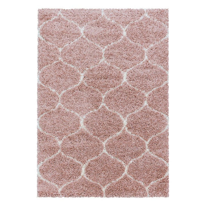 Berberteppich - Agadir Circle Rosa Creme - 1