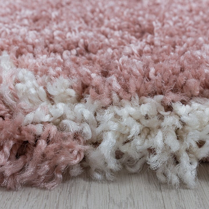 Berberteppich Rund - Agadir Circle Rosa Creme - 2