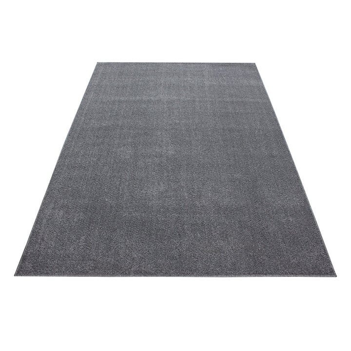Kurzflor Teppich - Asa Hellgrau  - 1