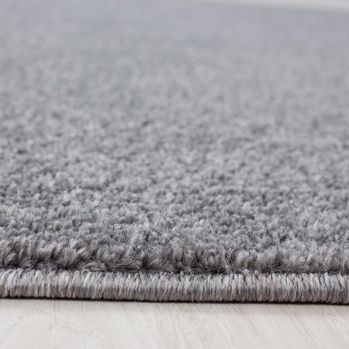 Kurzflor Teppich - Asa Hellgrau  - 2