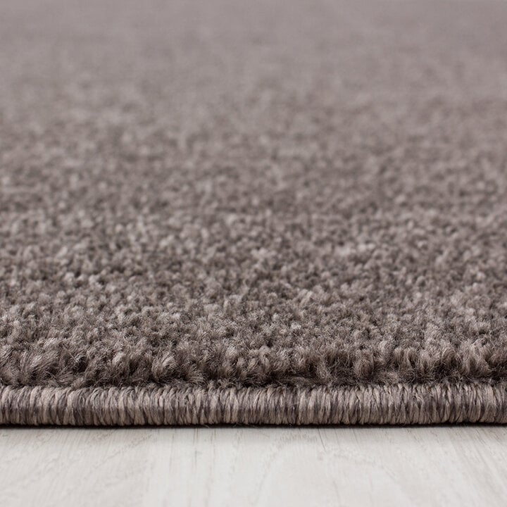 Kurzflor Teppich Rund - Asa Dunkelgrau  - 1