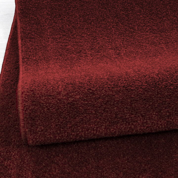 Kurzflor Teppich - Asa Rot  - 4
