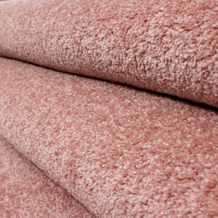 Kurzflor Teppich - Asa Rosa - 5
