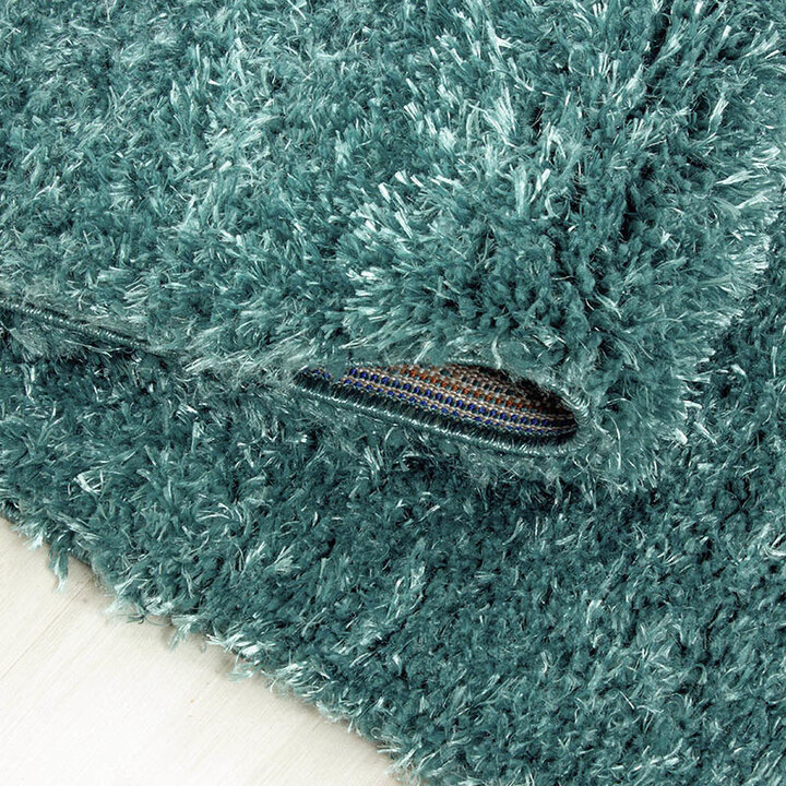 Hochflor Teppich - Blushy Türkis - 4