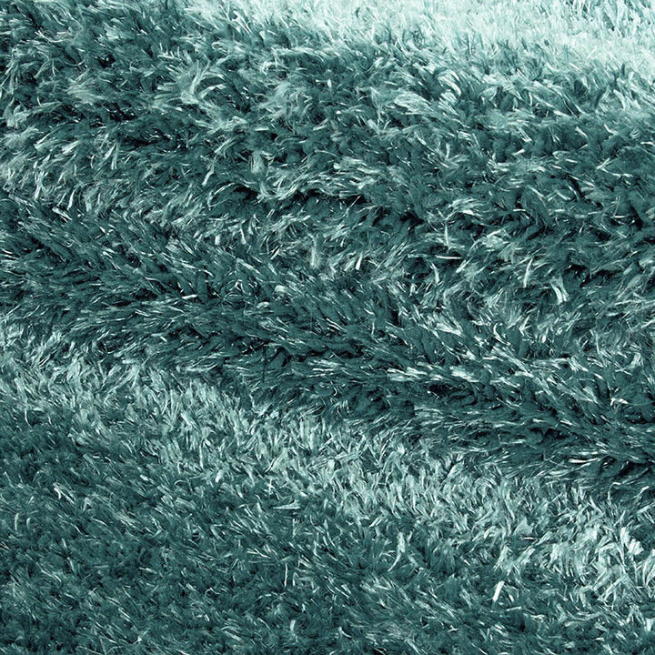 Hochflor Teppich - Blushy Türkis - 5
