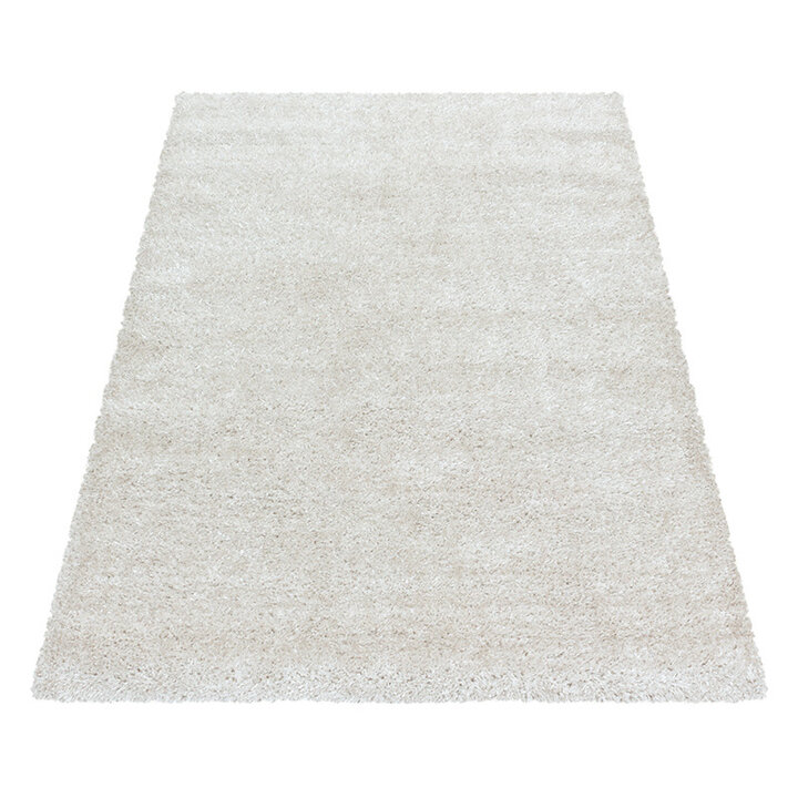 Hochflor Teppich - Blushy Creme Weiß - 2