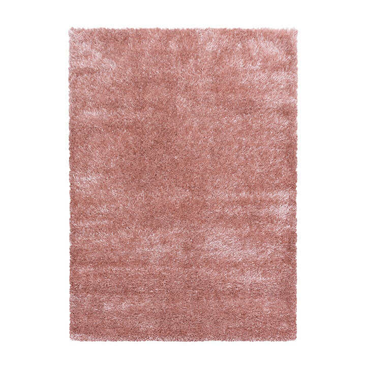 Hochflor Teppich - Blushy Rosa - 1