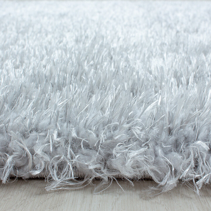 Hochflor Teppich - Blushy Hellgrau - 3