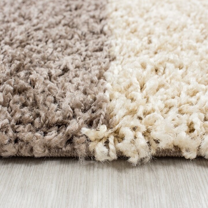 Hochflor Läufer - Cube Mokka - 2