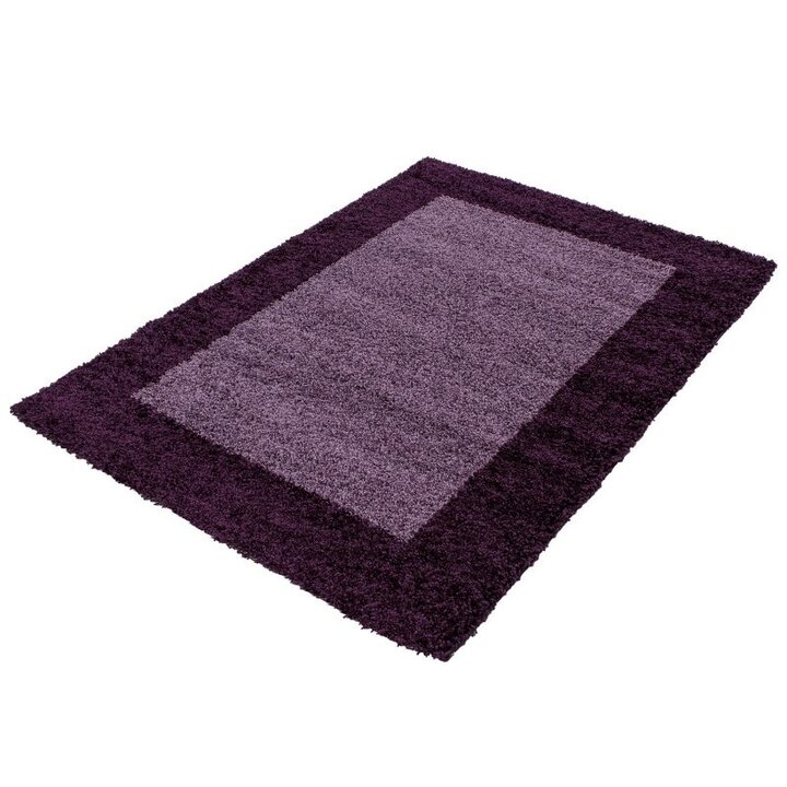 Hochflor Teppich - Edge Lila - 1