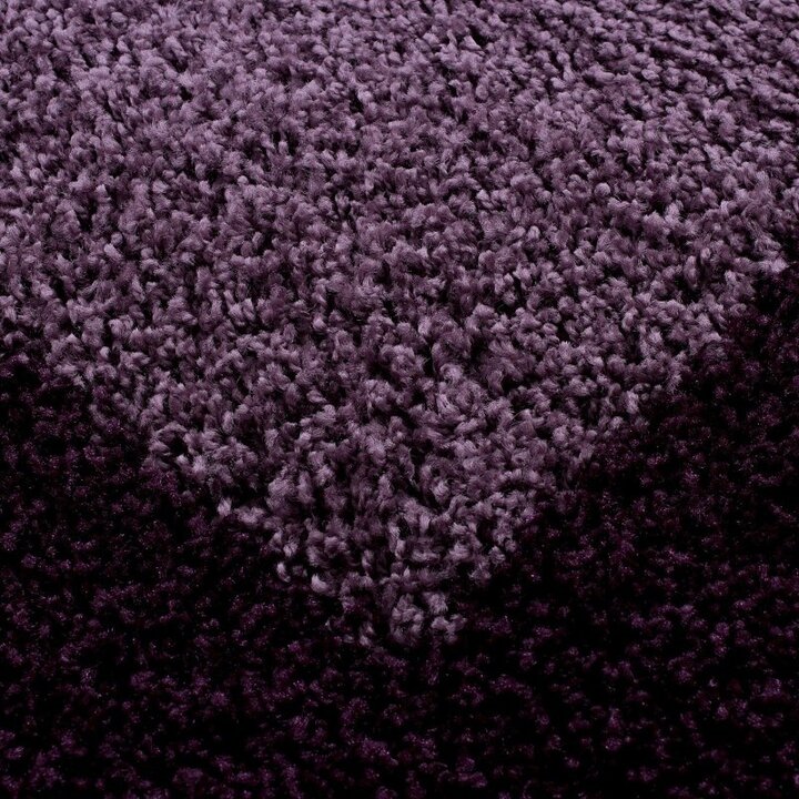 Hochflor Teppich - Edge Lila - 3