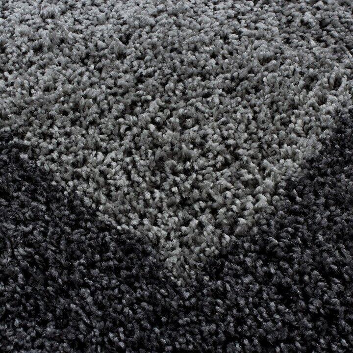 Hochflor Läufer - Edge Grau - 1