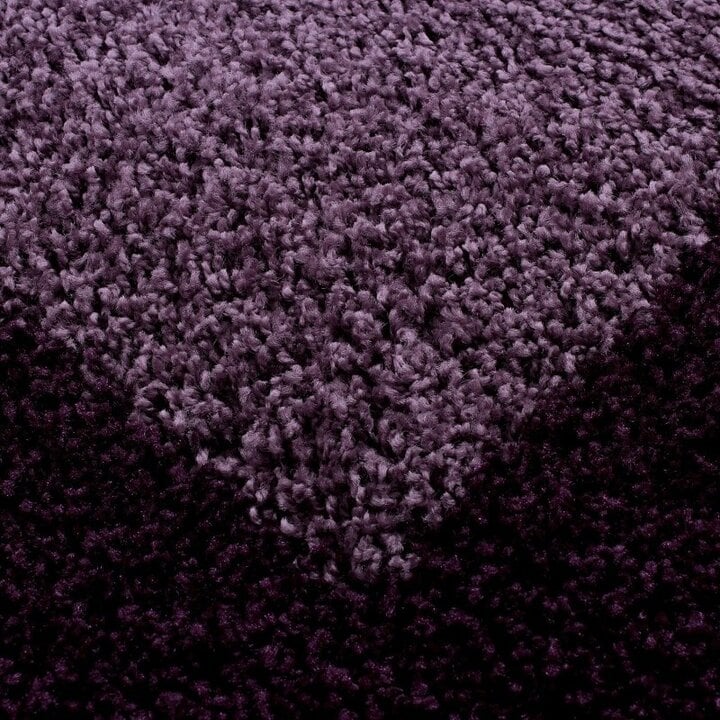 Hochflor Läufer - Edge Lila - 1